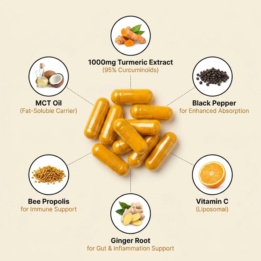 JR1®️ Pure Turmeric Capsules